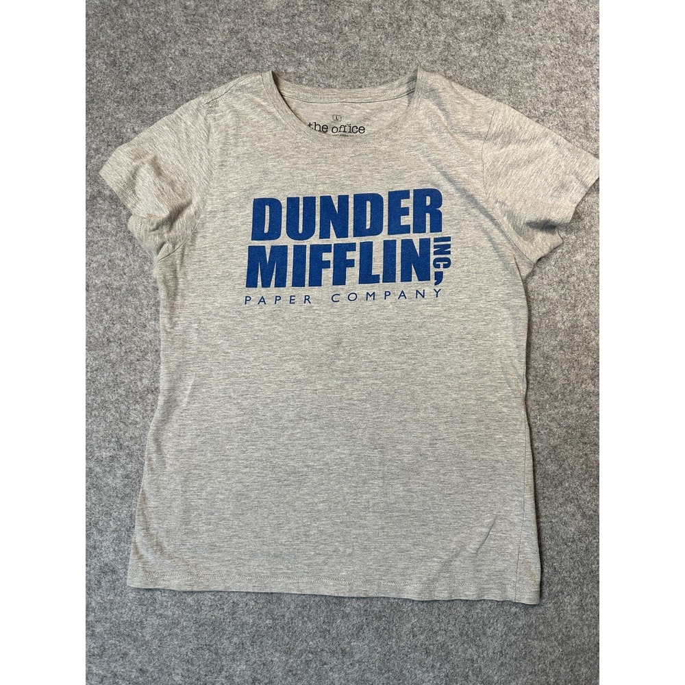Ripple Junction T‎ Shirt Unisex L Gray The Office Dunder Mifflin Paper Company
